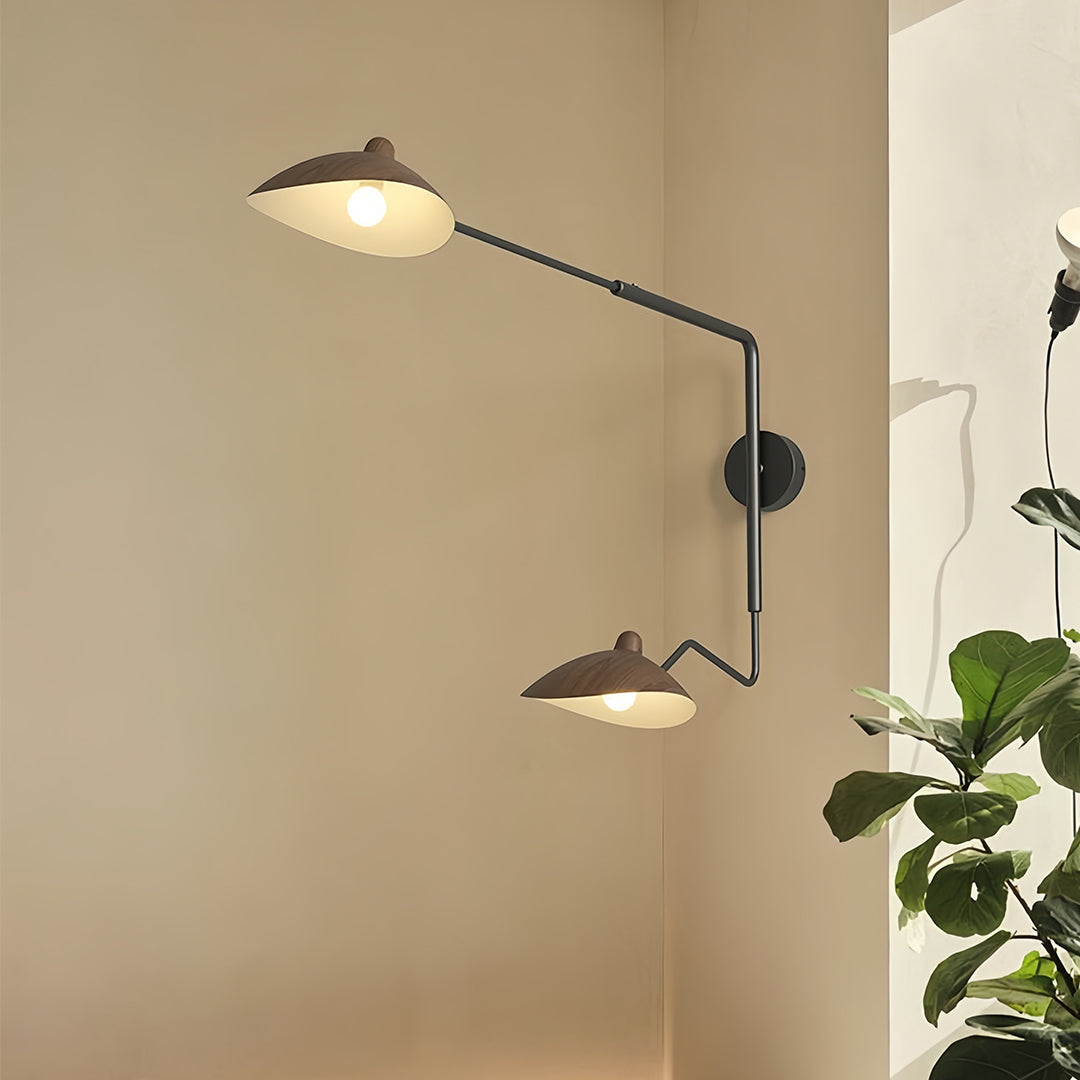 Contemporary Swing Arm Wall Light