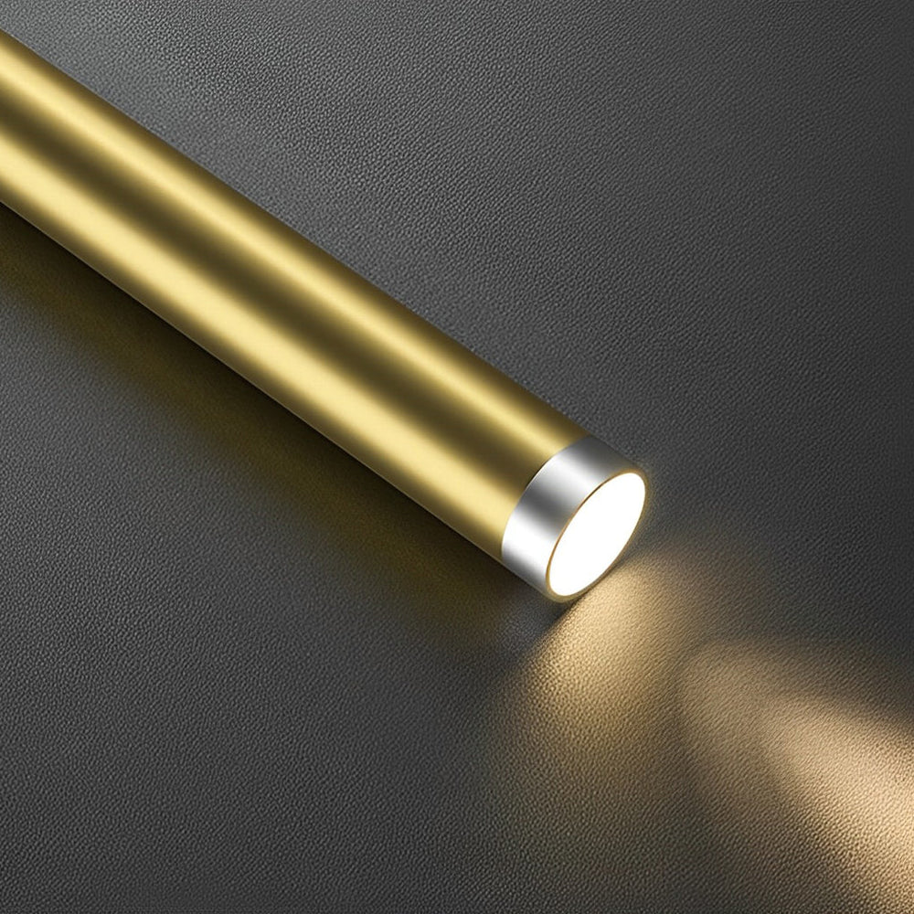 Crossbar Lines LED Linear Pendant, Slim Iron Island Ceiling Light