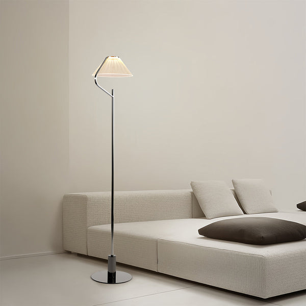 Pleated Shade Floor Lamp