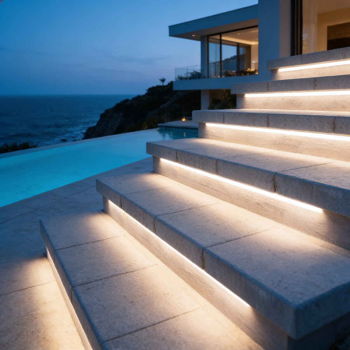 Embedded LED Strip Light, Flat, Neutral White, 10 Ft