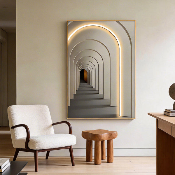 Endless Arches LED Canvas Wall Art