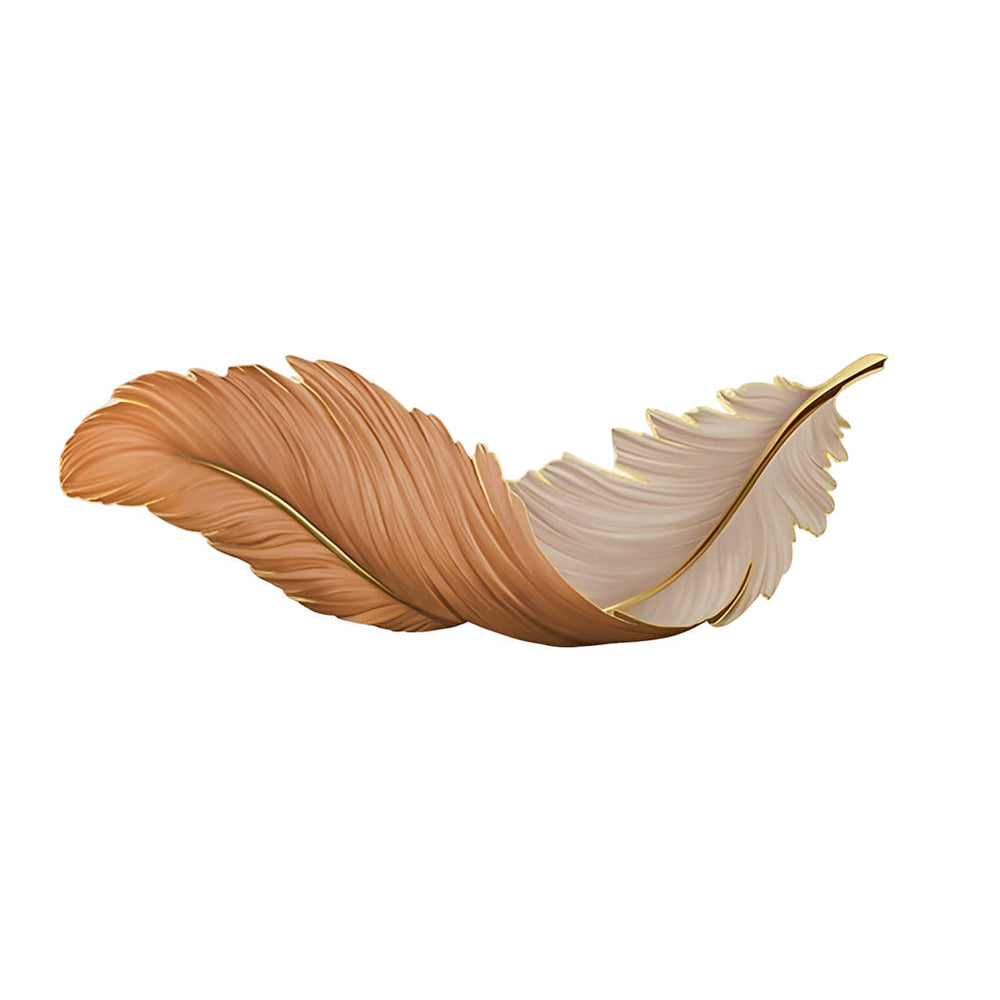 Feather Wall Lamp, Modern Luxury LED Art Deco Wall Piece, view 13