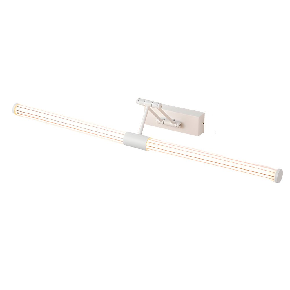Swing Arm Vanity Light Bar, Slim Acrylic Bathroom Wall Light