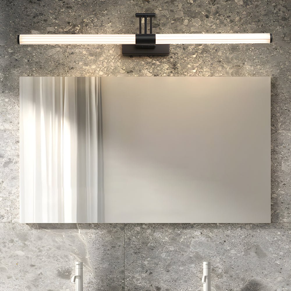 Swing Arm Vanity Light Bar, Slim Acrylic Bathroom Wall Light