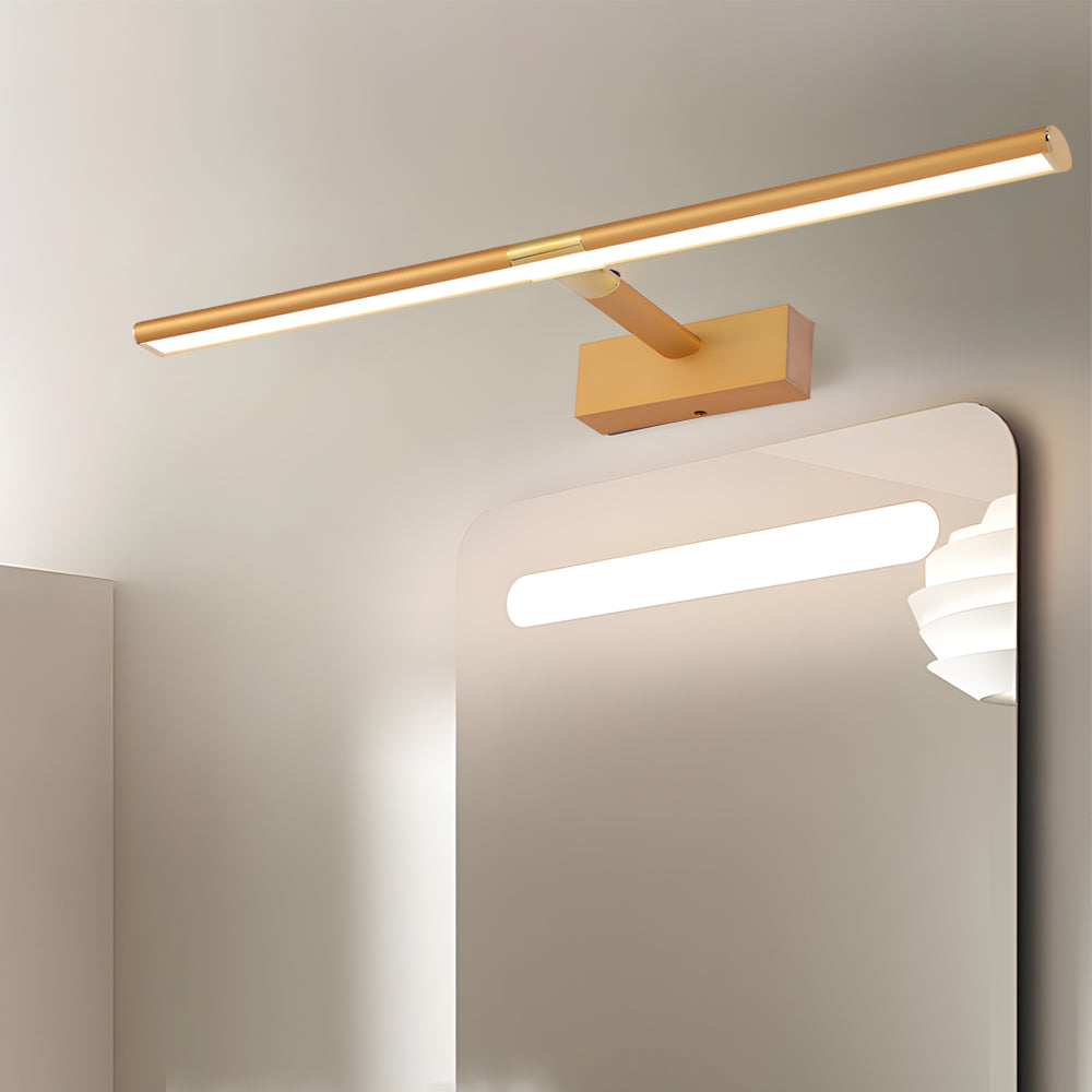 Extending Arm Vanity Light, Matte Aluminum LED Bath Bar