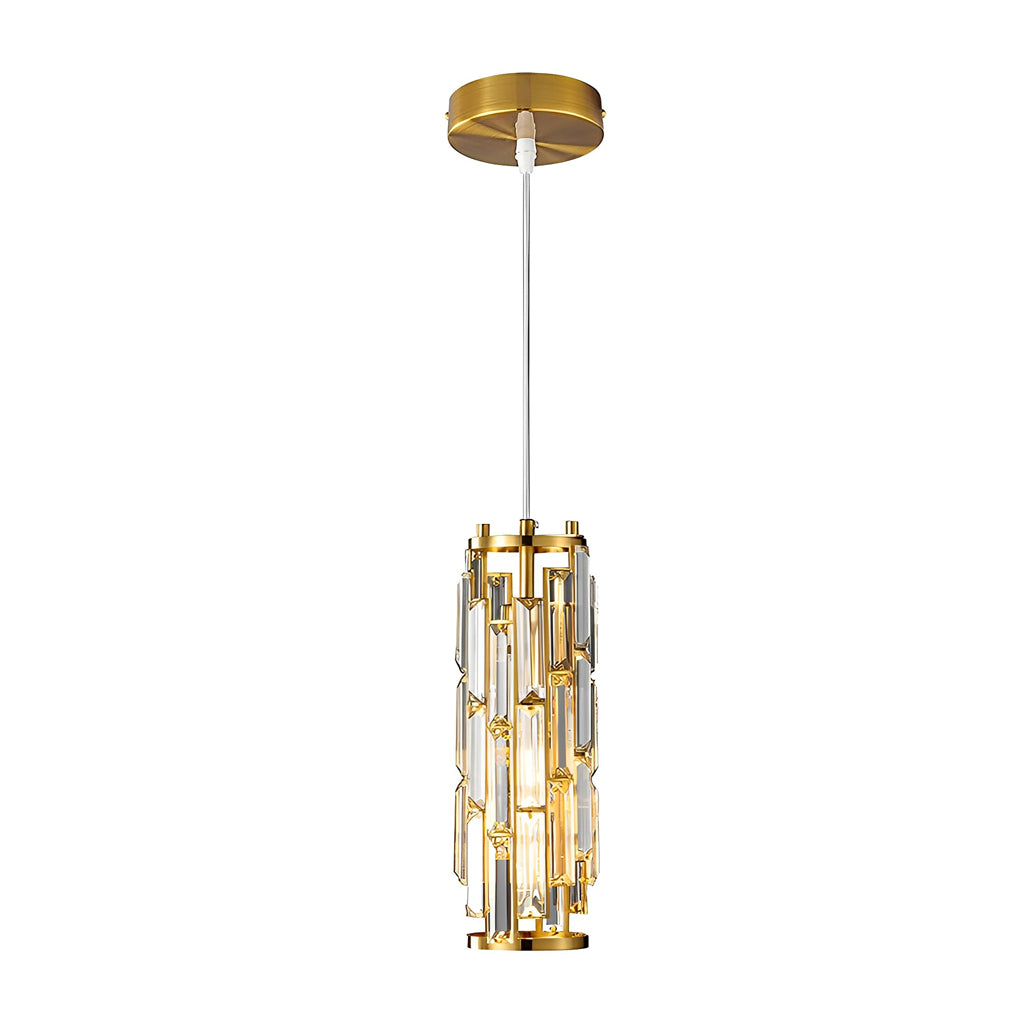 Mini Crystal Pendant Light, Creative Art Island Fixture, view 15