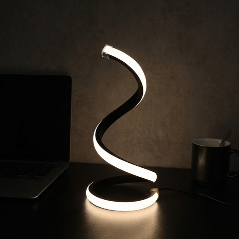 LED Spiral Desk Lamp
