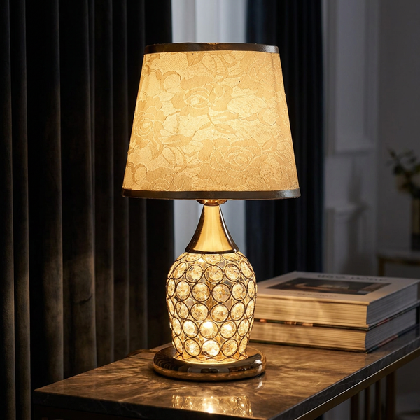 Crystal Base Table Lamp