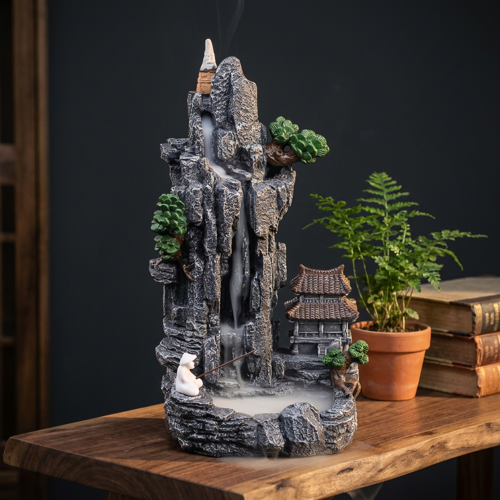 Micro Landscape Backflow Incense Burner