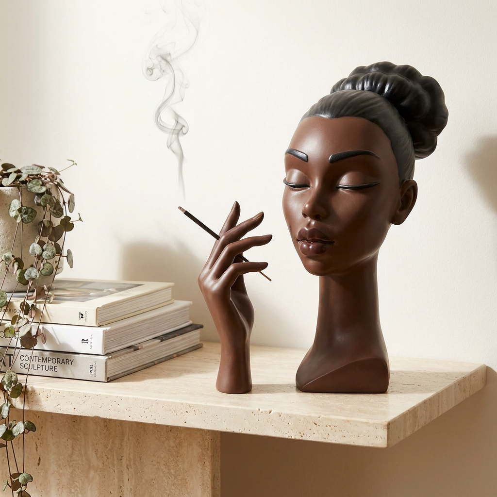 Resin Head Censer Incense Stick Holder