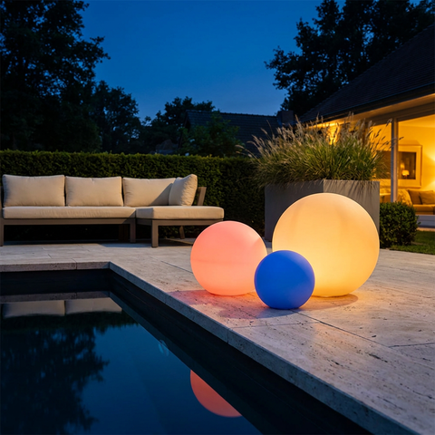 Rechargeable LED Garden Ball Light