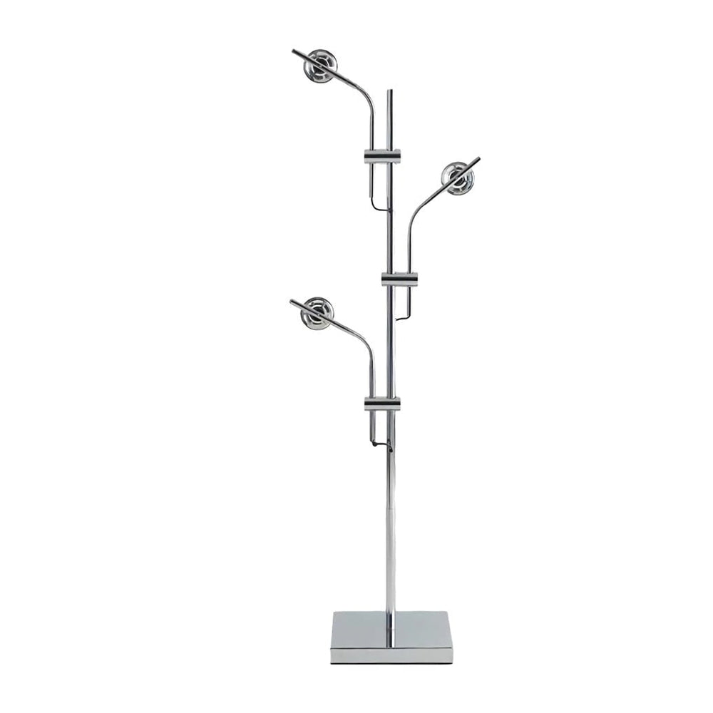 Multi Angle Task Floor Lamp, Chrome Industrial Reading Light, view 8