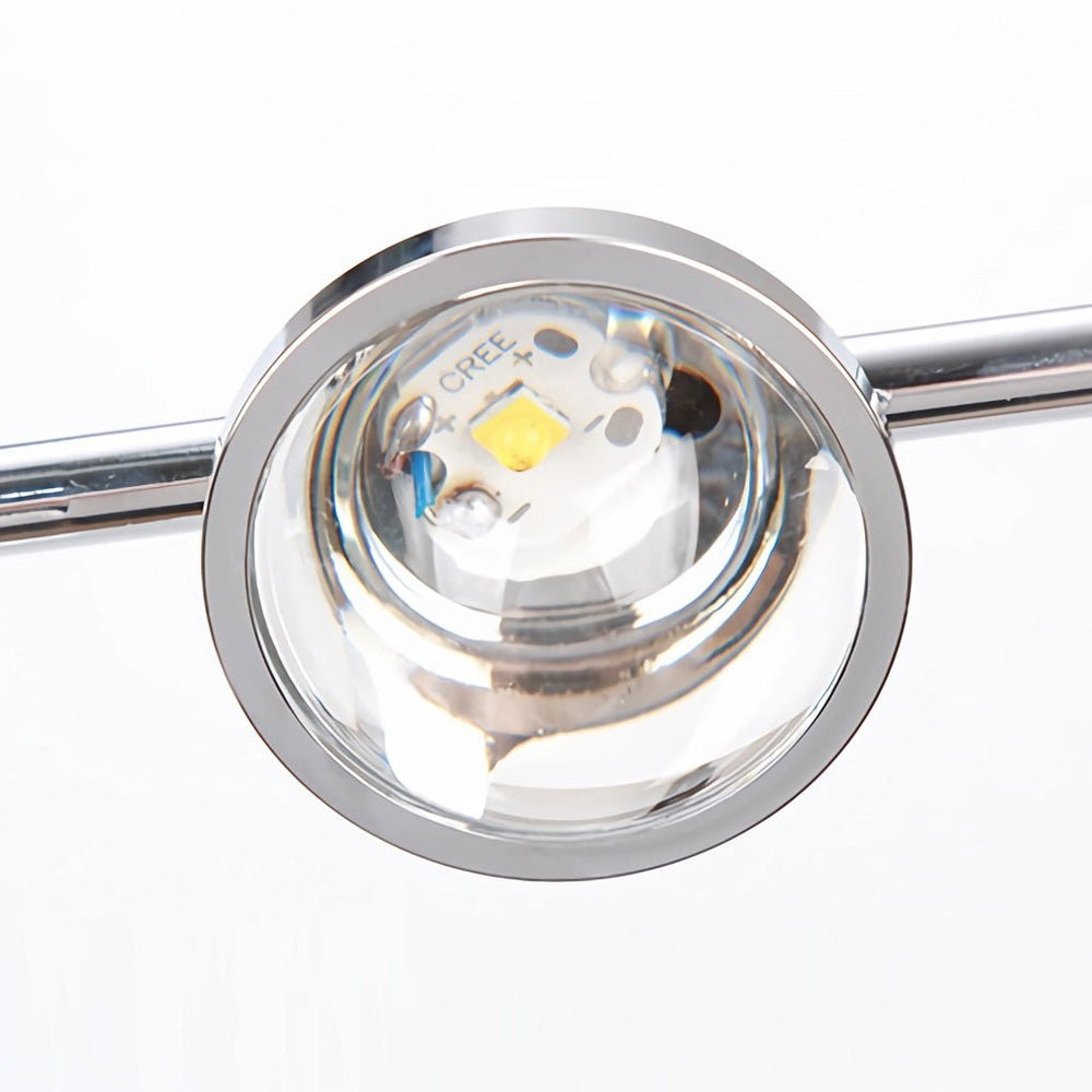 Multi Angle Task Floor Lamp, Chrome Industrial Reading Light, view 5