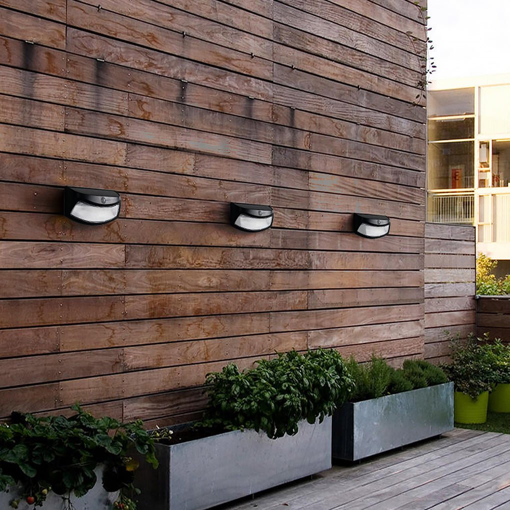 Dusk to Dawn Motion Solar Light, Copper Outdoor Wall Sconce