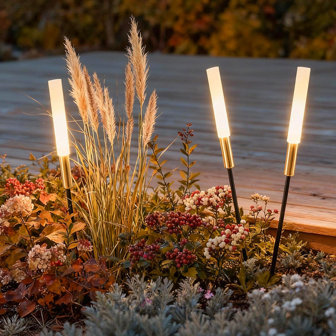 Reed Stake Garden Lights, Solar LED Stems for Beds and Borders, view 7