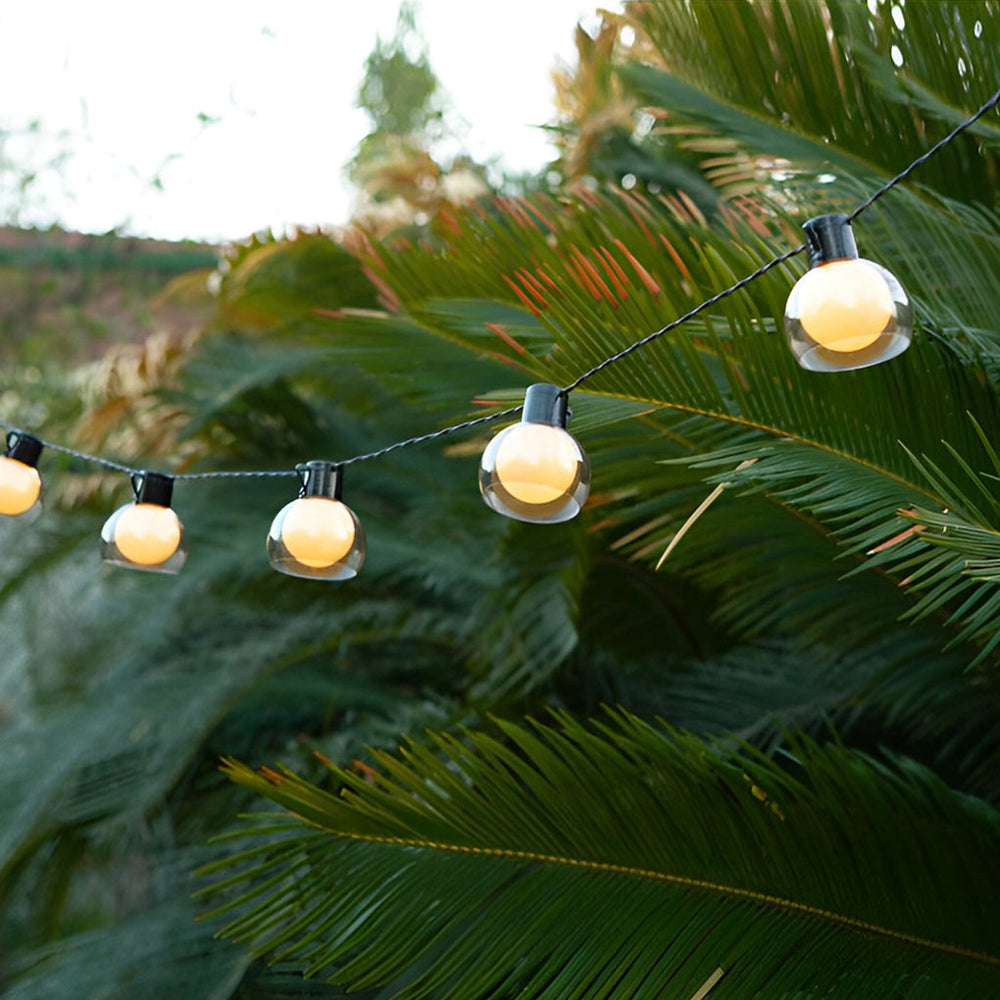 Globe String Lights, Multi Power Outdoor Patio and Pergola Set, view 10
