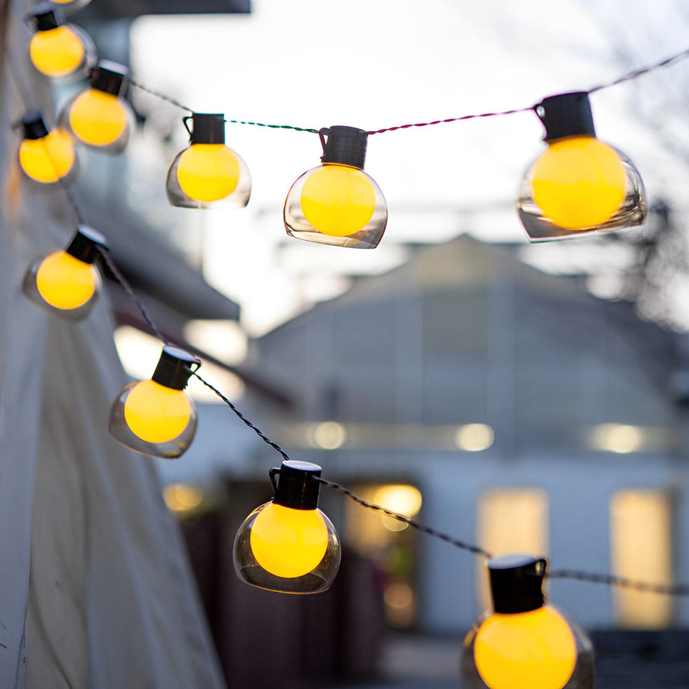 Globe String Lights, Multi Power Outdoor Patio and Pergola Set, view 9
