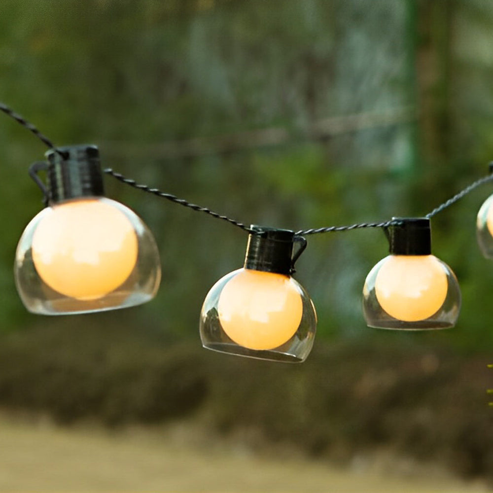 Globe String Lights, Multi Power Outdoor Patio and Pergola Set, view 11