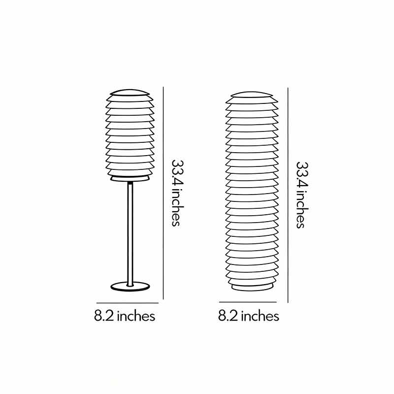 Stacked Fin Bollard Light, Stainless Steel Landscape Path Lamp