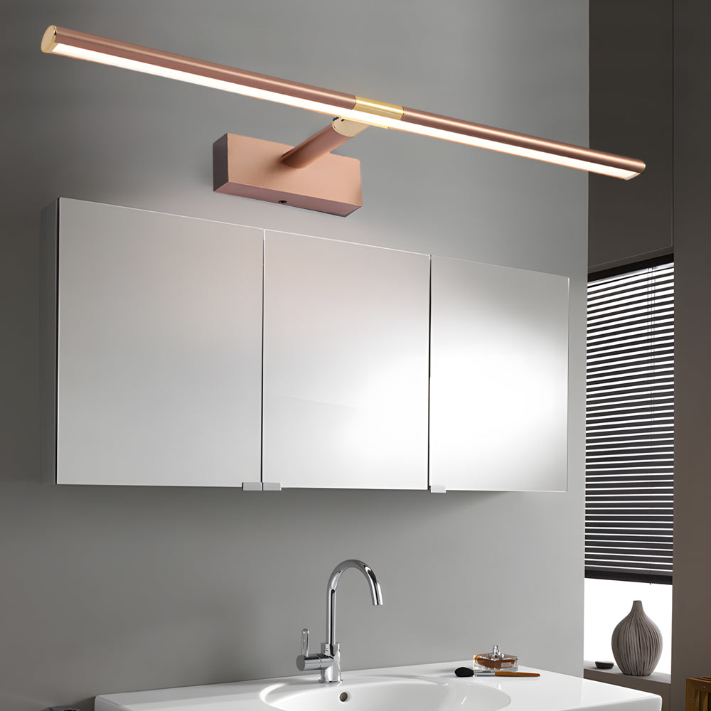 Extending Arm Vanity Light, Matte Aluminum LED Bath Bar