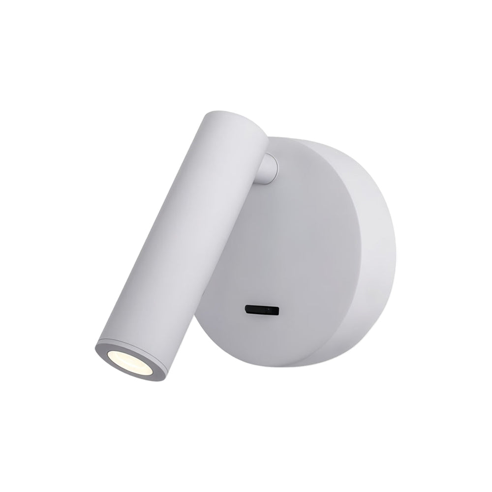 Bedside Reading Wall Light, Metal Adjustable Spot Sconce