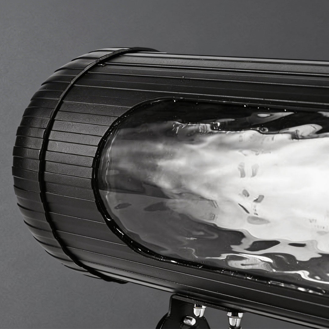 Water Ripple Projection Spotlight, Black Aluminum Outdoor Light