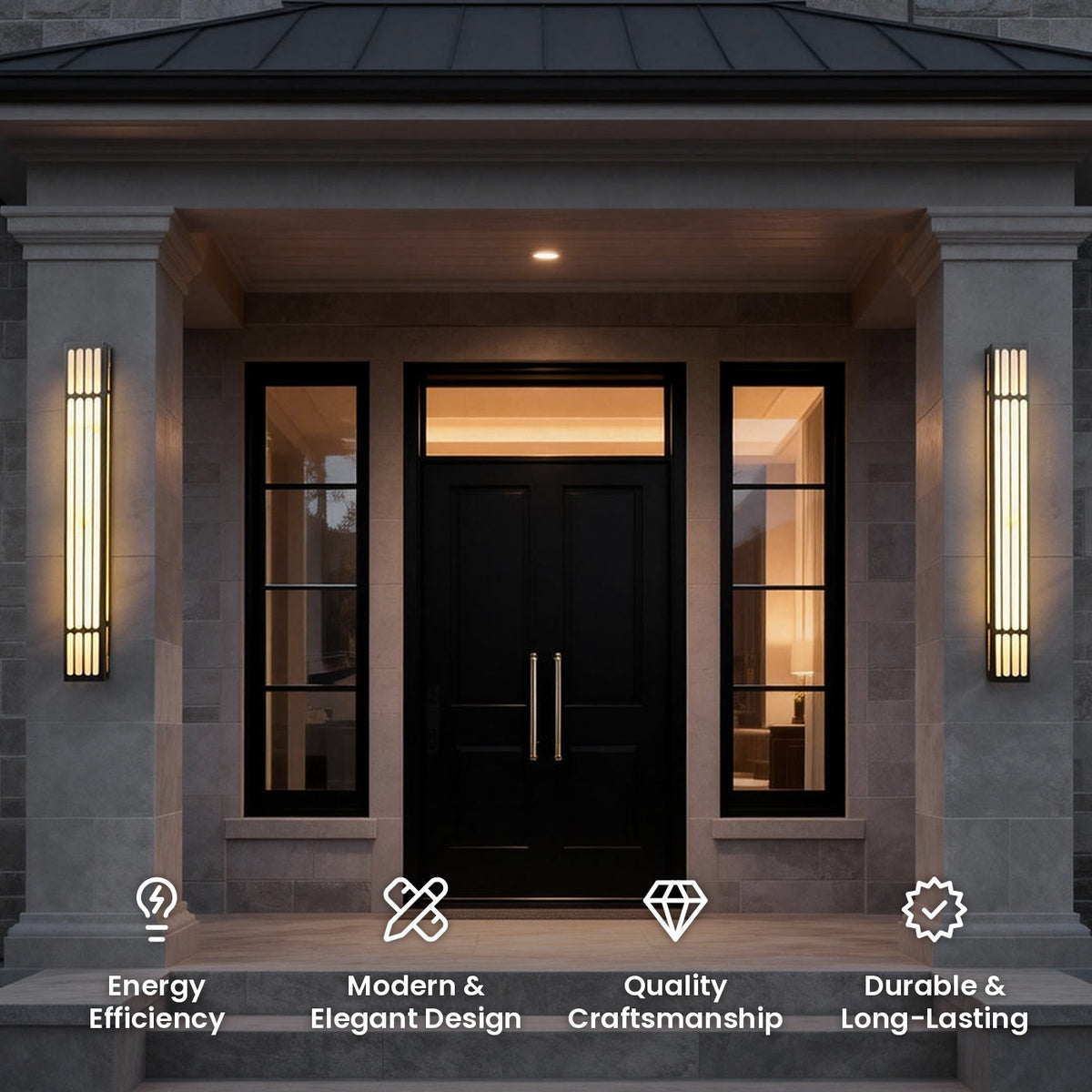 Long Rectangular Wall Light: energy efficiency, modern and elegant design, quality craftsmanship, durable and long-lasting