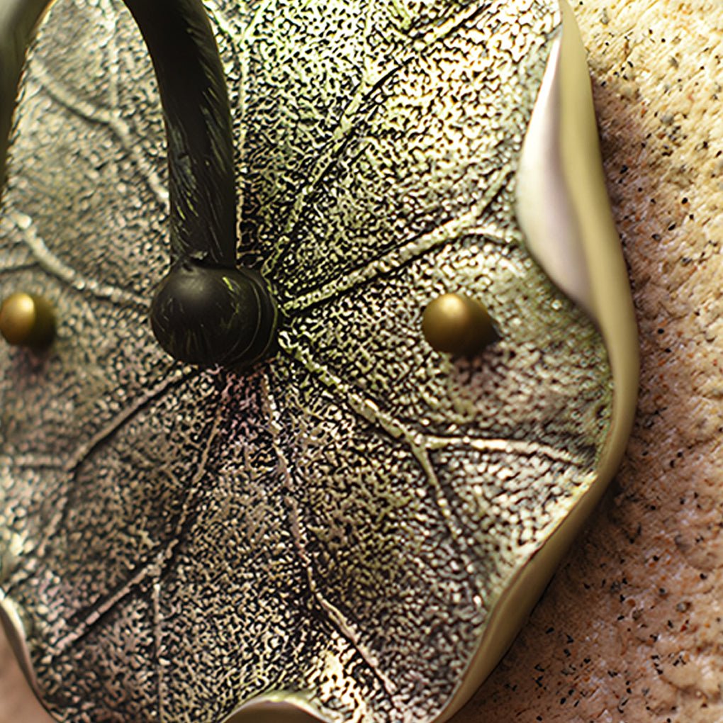 Lotus Flower Wall Sconce, Resin Dimmable Uplight Fixture, view 4