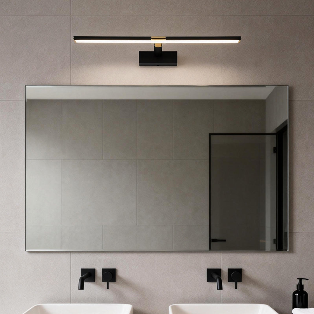 Extending Arm Vanity Light, Matte Aluminum LED Bath Bar