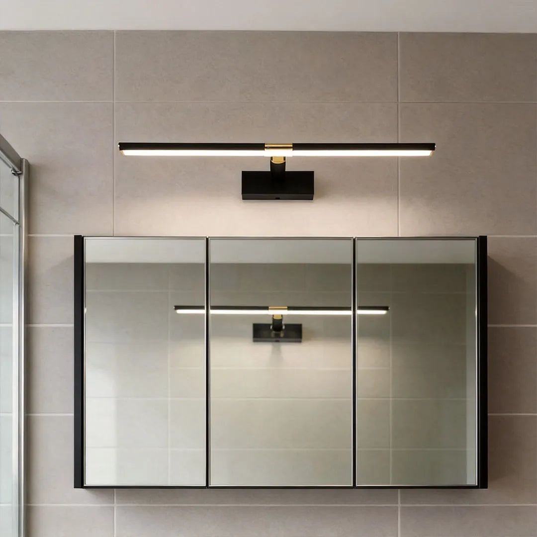 Extending Arm Vanity Light, Matte Aluminum LED Bath Bar