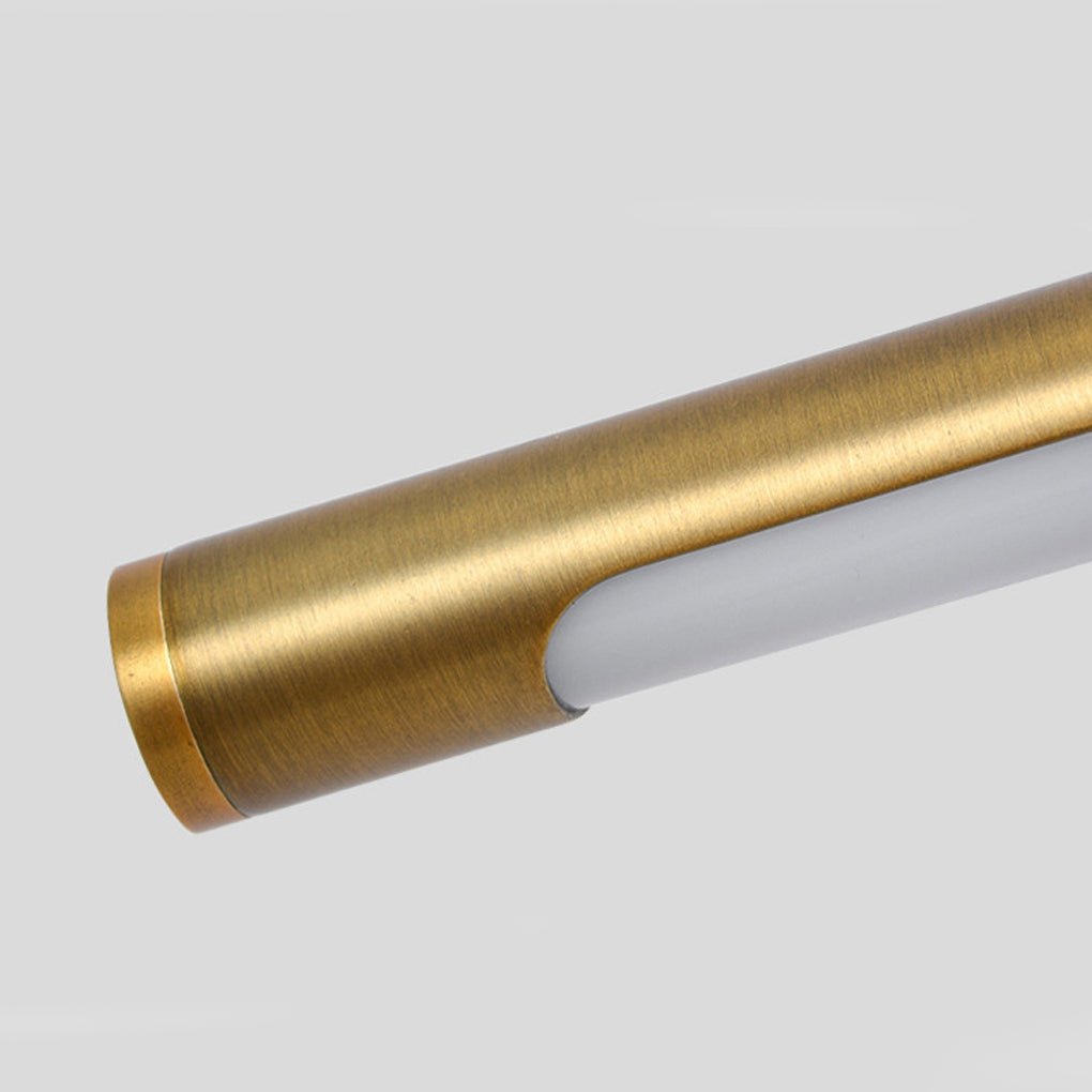 Pivot Head Vanity Light, Brushed Metal Bathroom Bar Light