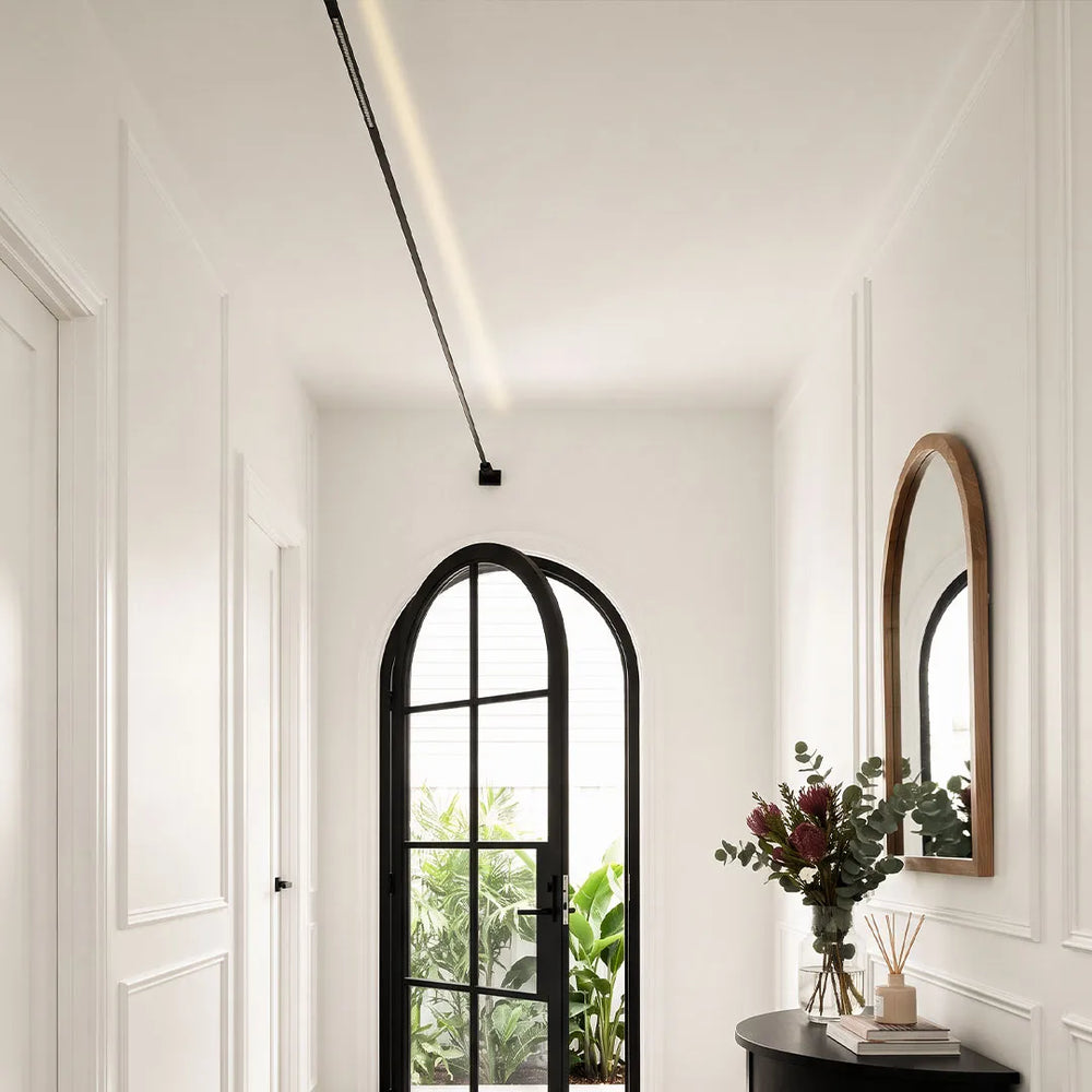 Skyline Linear Wall Light, Rotatable Slim Steel Bar Sconce, view 2