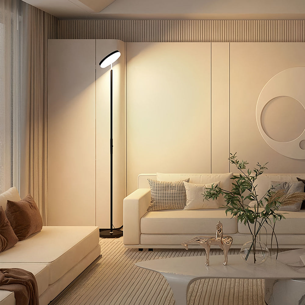 Uplight and Downlight Floor Lamp, Slim Dimmable LED Standing Light, view 9