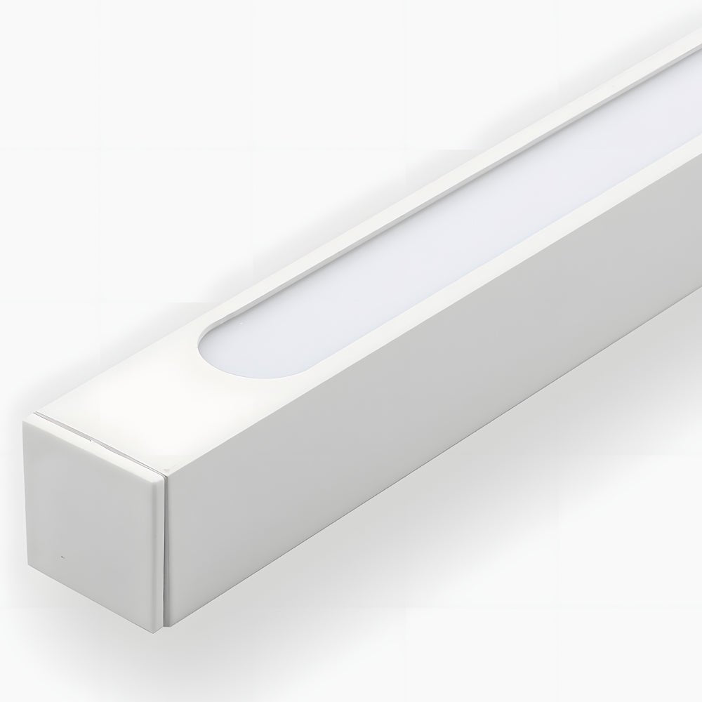Pivot Head Vanity Light Bar, White and Bronze Mirror Light