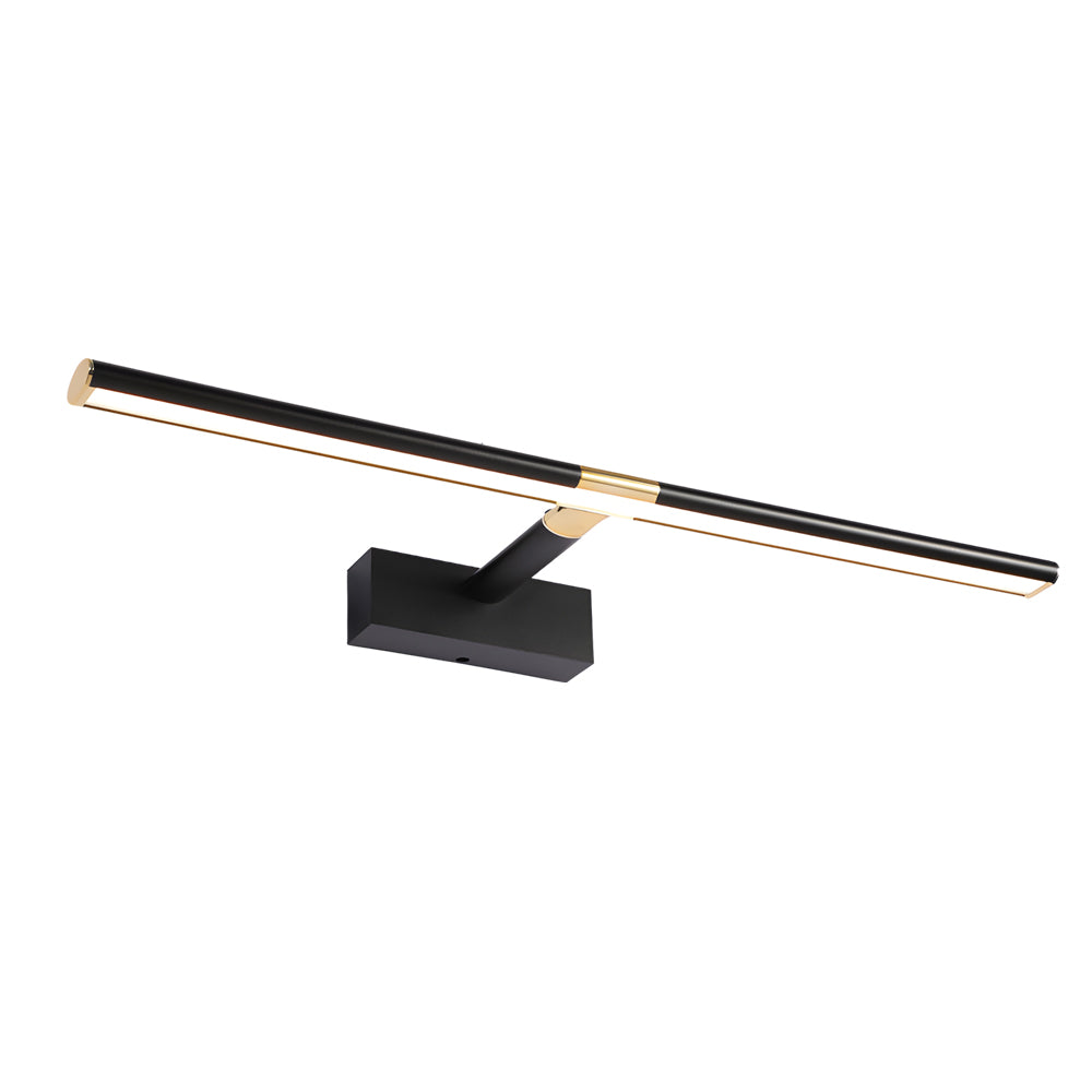 Extending Arm Vanity Light, Matte Aluminum LED Bath Bar