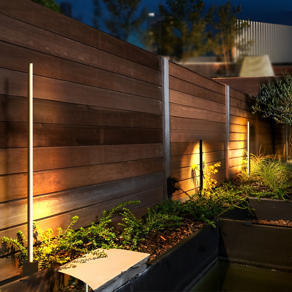 Slim Linear Light Bar Garden Lamp, Stainless Steel Path Light 5