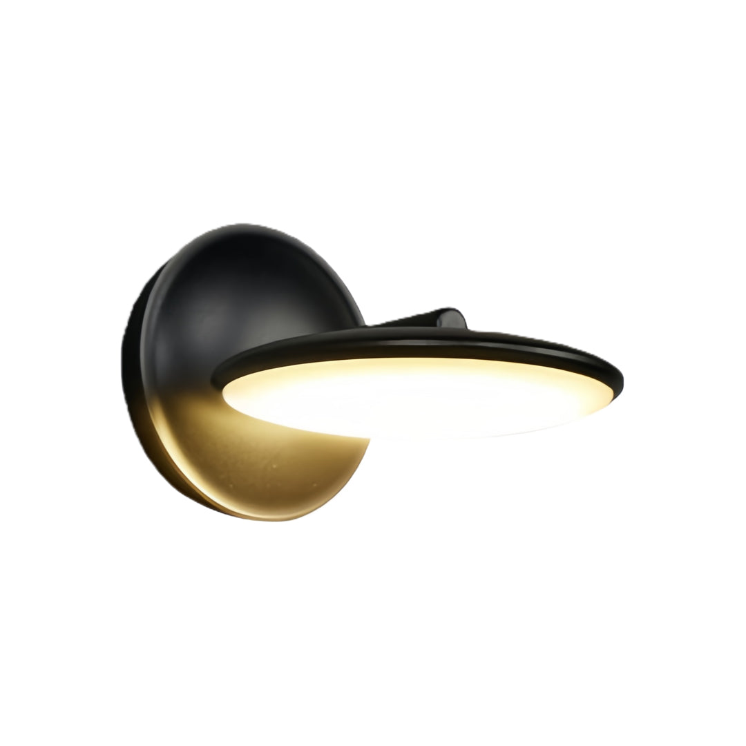 Swivel Disc Outdoor Wall Light, Cast Aluminum Patio Light