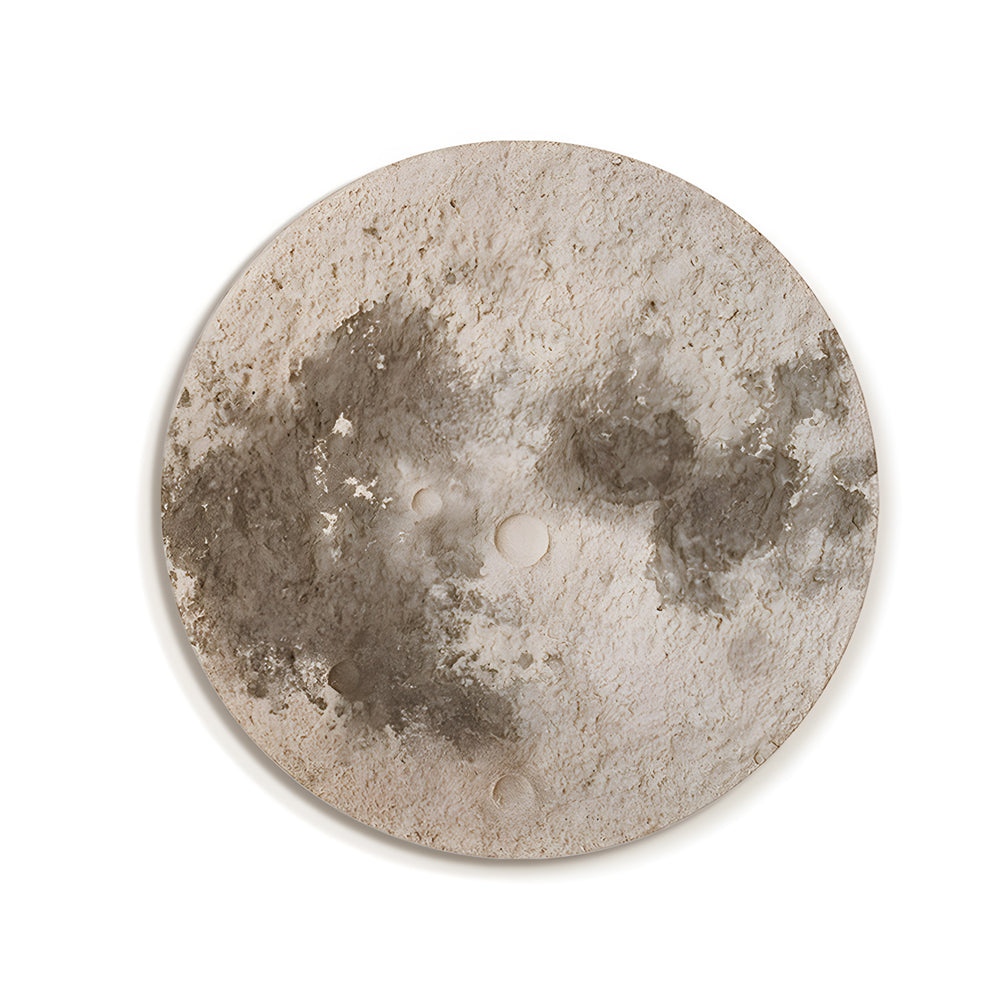 Crescent Moon Wall Light, Sandstone LED Wall Art Panel