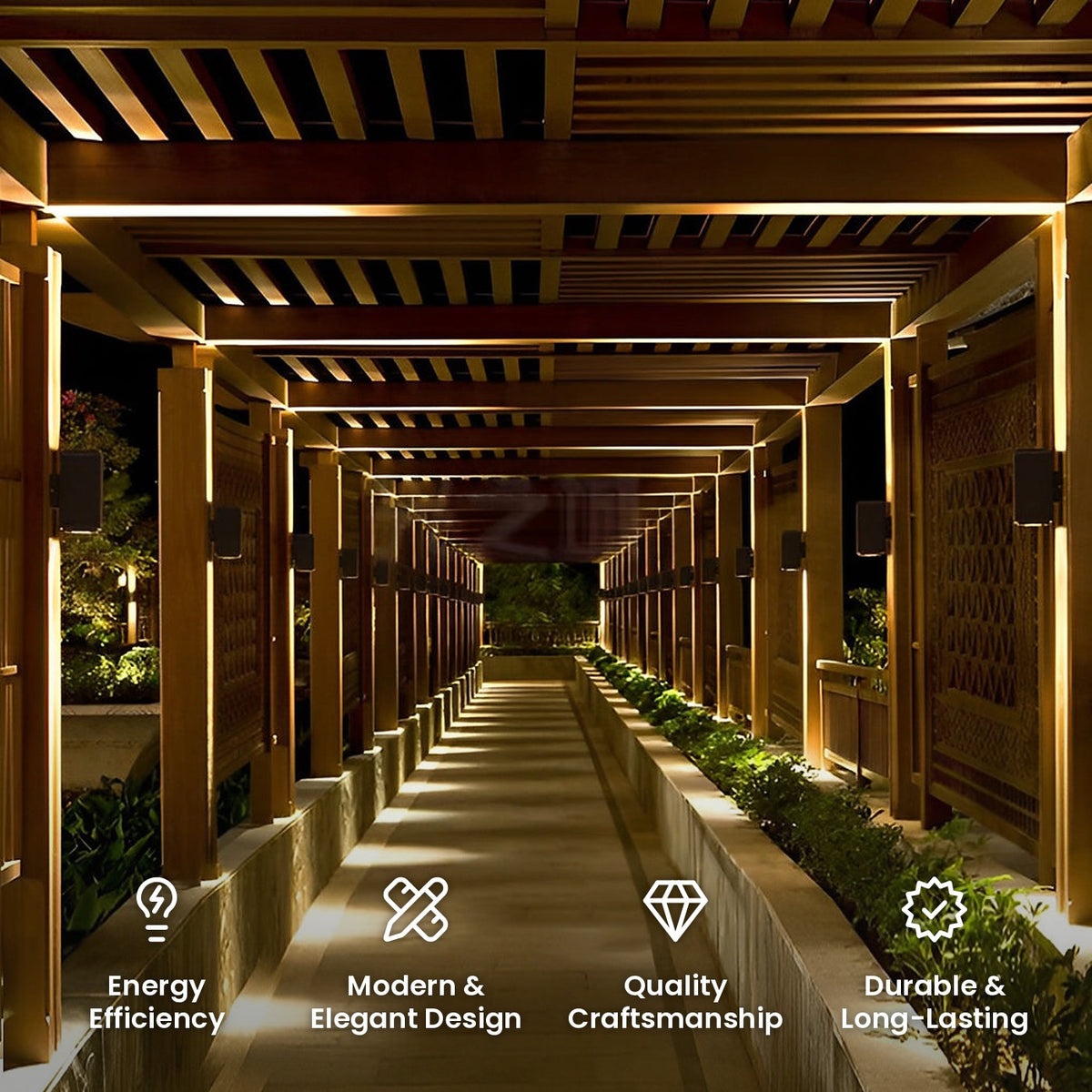 Narrow Beam Up and Down Light: energy efficiency, modern and elegant design, quality craftsmanship, durable and long-lasting