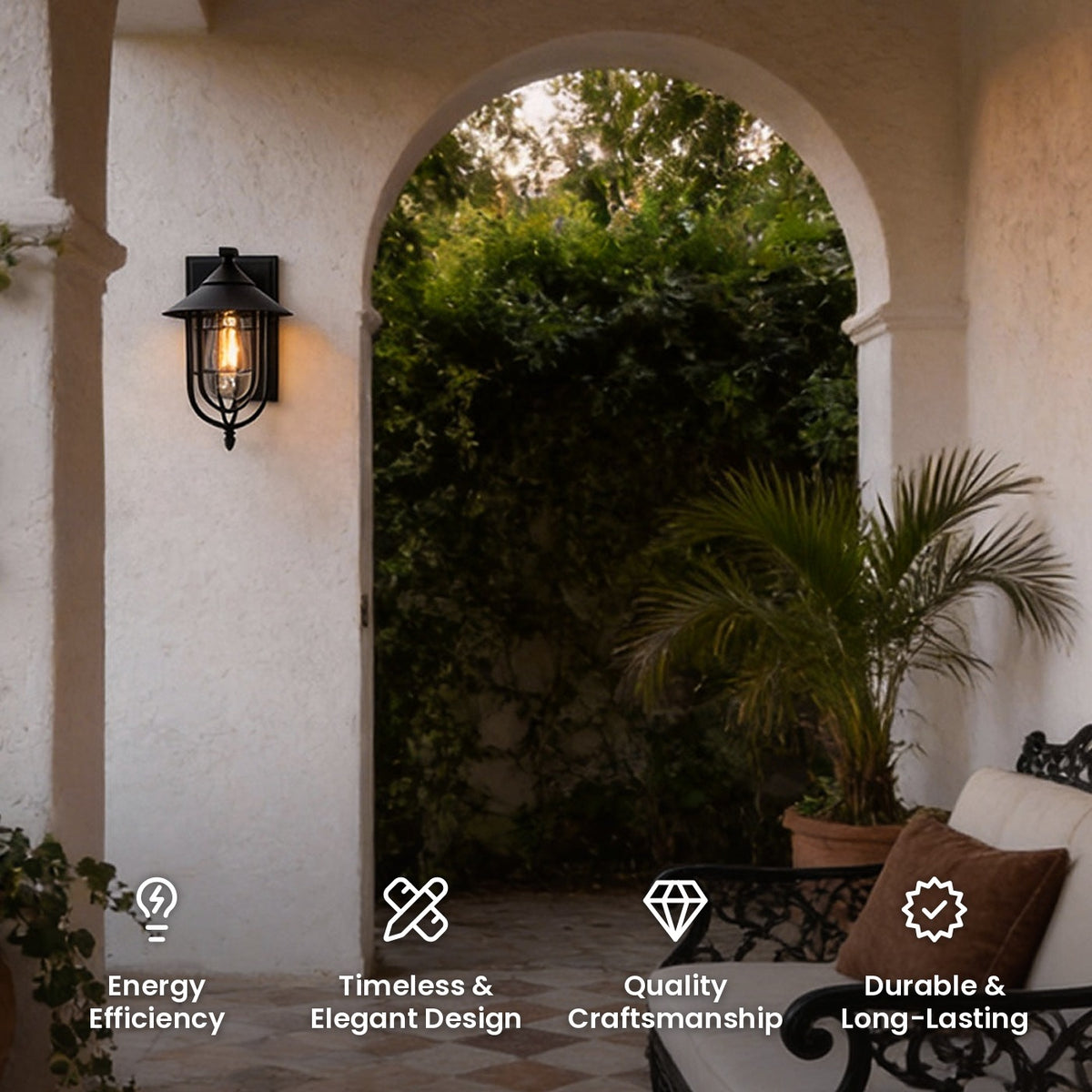 Nautical Wall Sconce: energy efficiency, timeless and elegant design, quality craftsmanship, durable and long-lasting