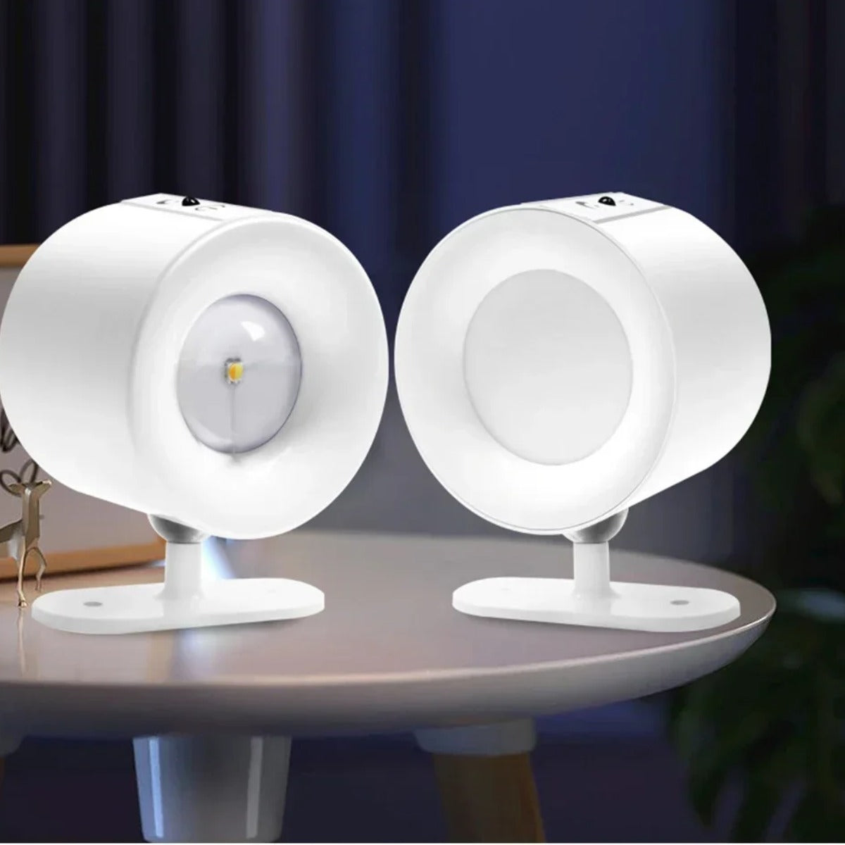 Rechargeable Magnetic LED Wall Light 3 Colors Dual Head Up Down