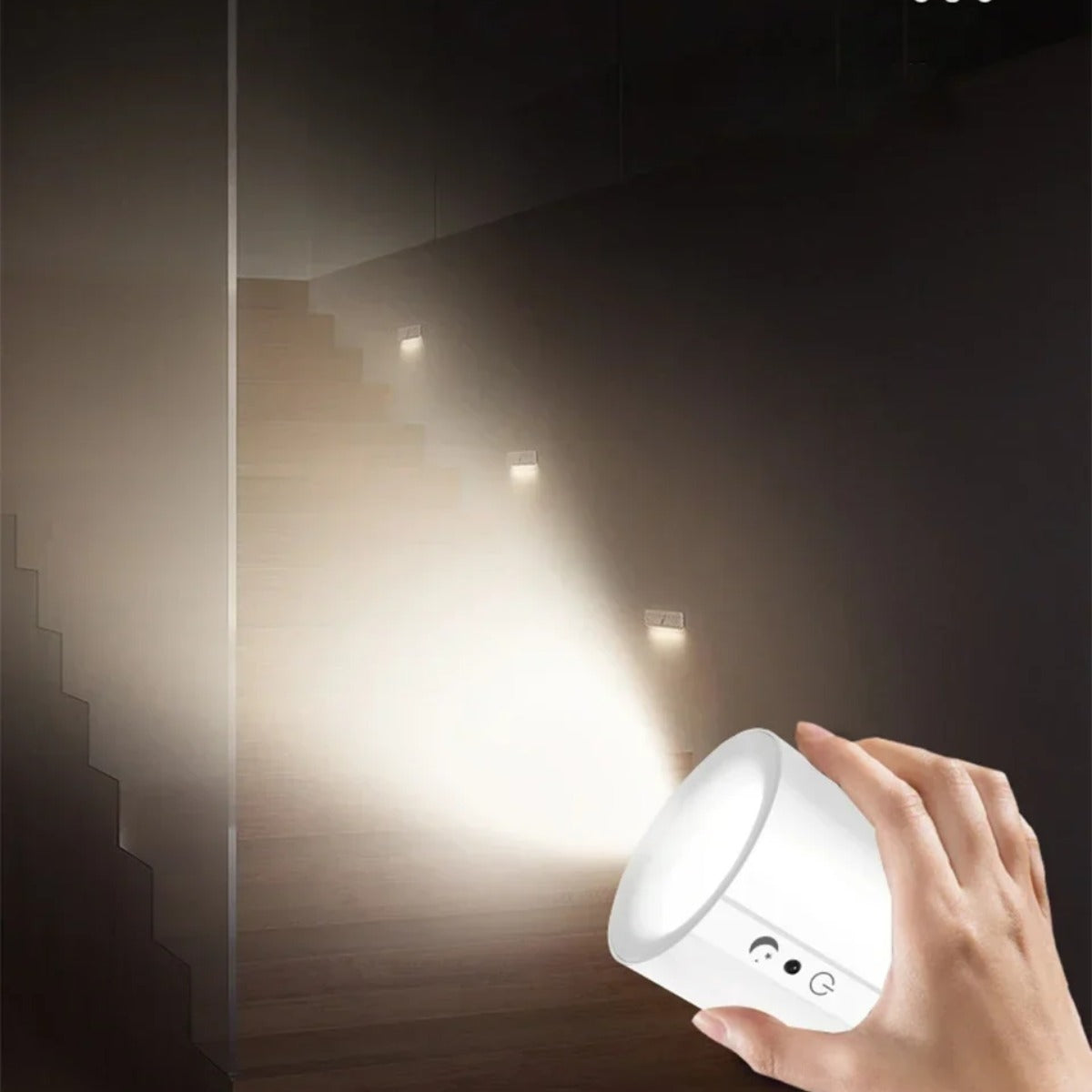 Rechargeable Magnetic LED Wall Light 3 Colors Dual Head Up Down