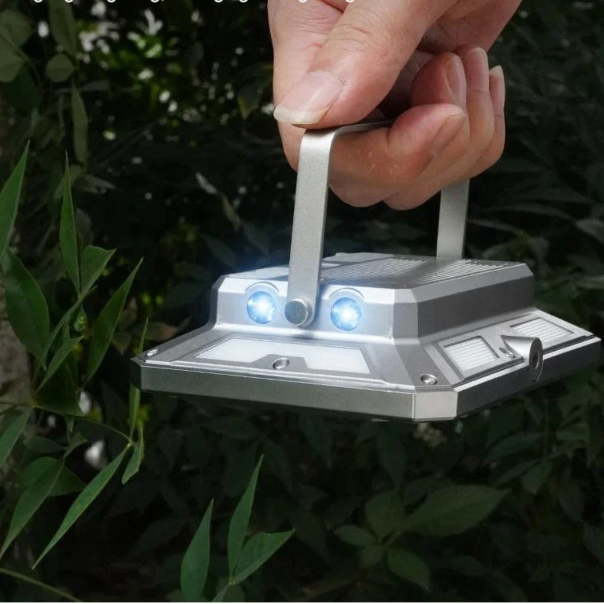 Rechargeable LED Camping Tent Light with High Power Searchlight