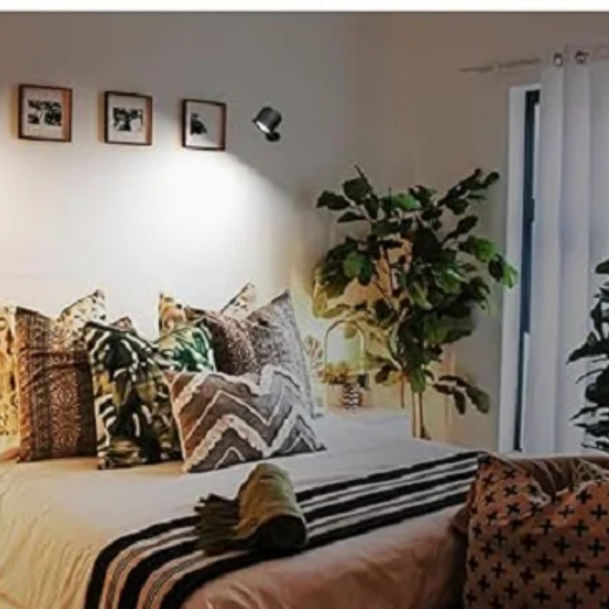 LED Wall Sconces Light Touch Control Double Head Wall Lamp 360