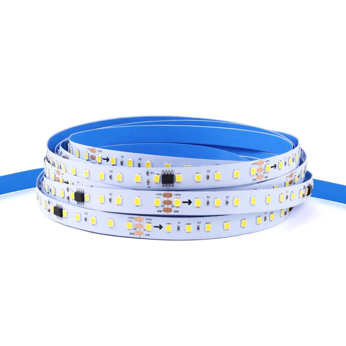 LED strip reel close up
