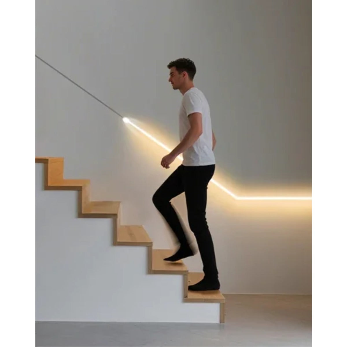 Stair strip lighting