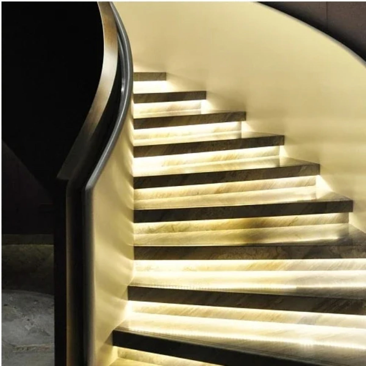 Motion Sensor LED Stair Light with Dual PIR Sensors, Up to 40 Steps