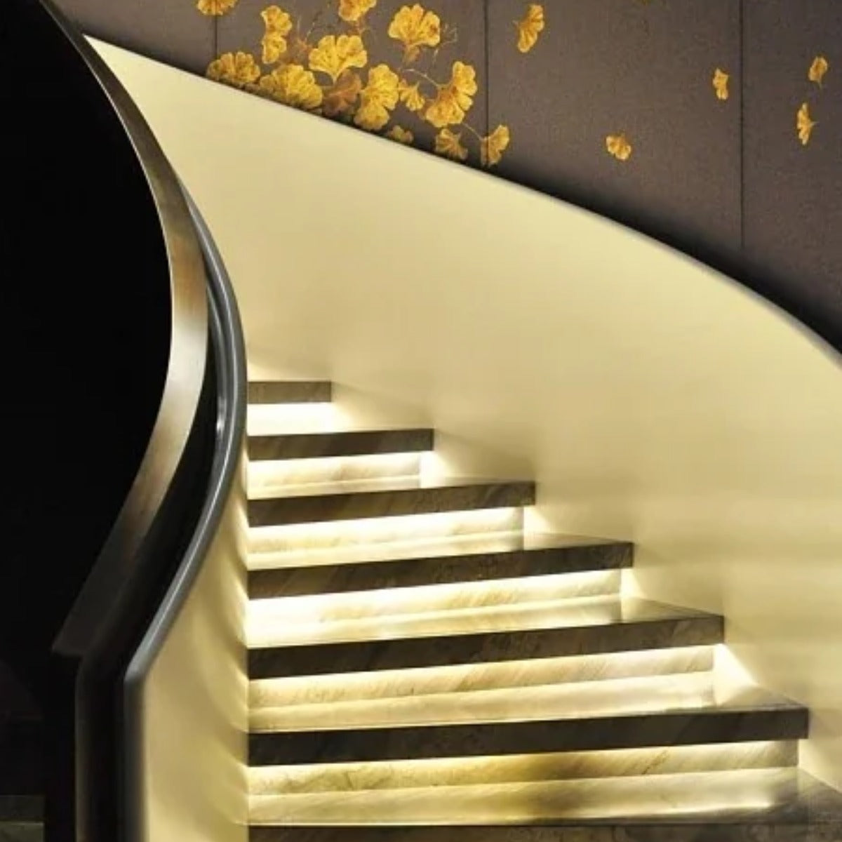 Motion Sensor LED Stair Light with Dual PIR Sensors, Up to 40 Steps