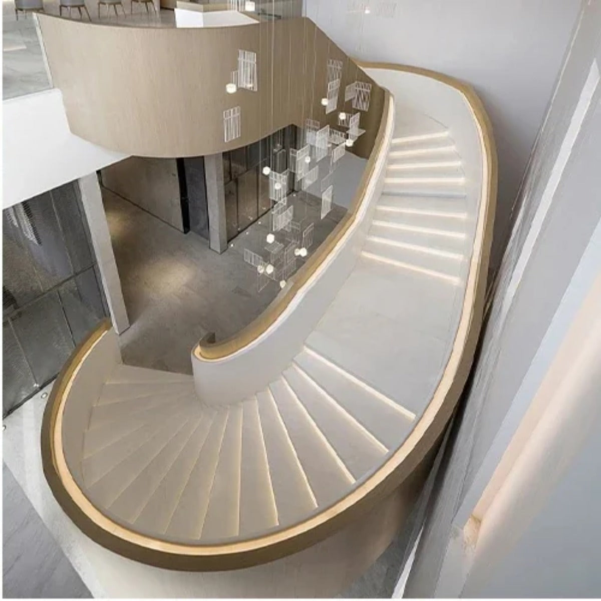 Motion Sensor LED Stair Light with Dual PIR Sensors, Up to 40 Steps