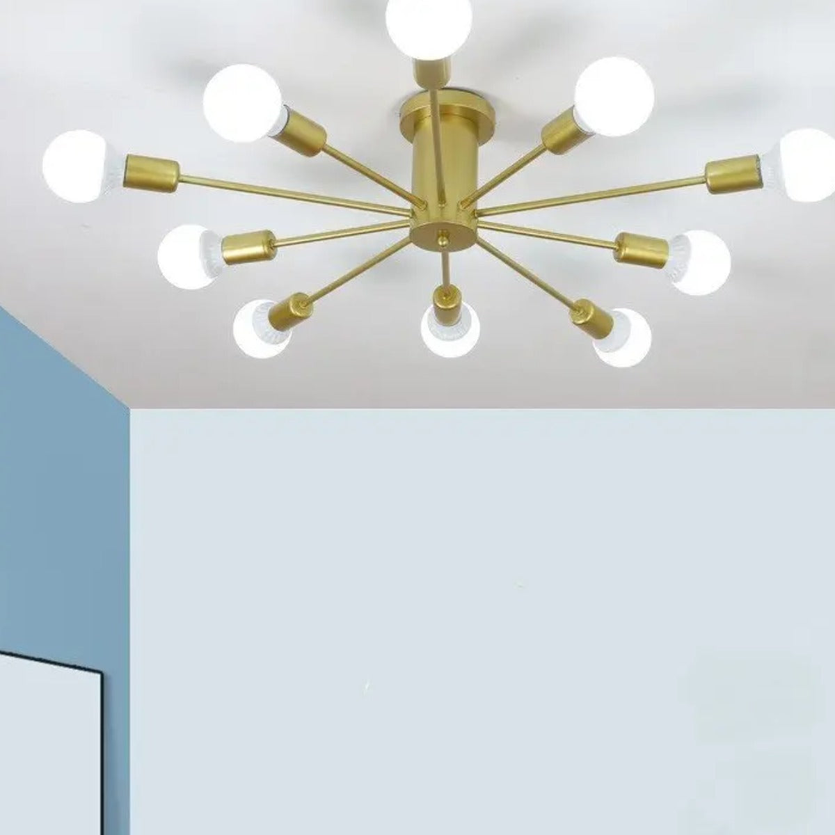 Vintage Pipe Loft Ceiling Chandelier